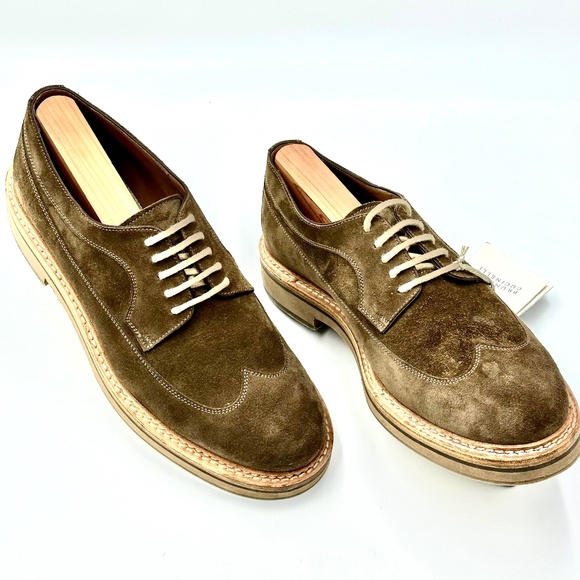 Brunello Cucinelli Suede Derby's Mens SZ 41 - Picture 3 of 14